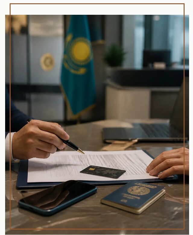 Открытие счета и банковской карты в Казахстане в Грозном
